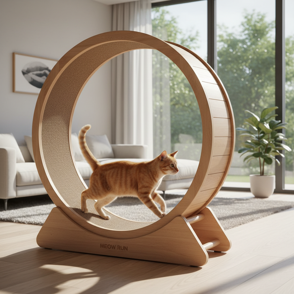 Tapis roulant silencieux pour chat