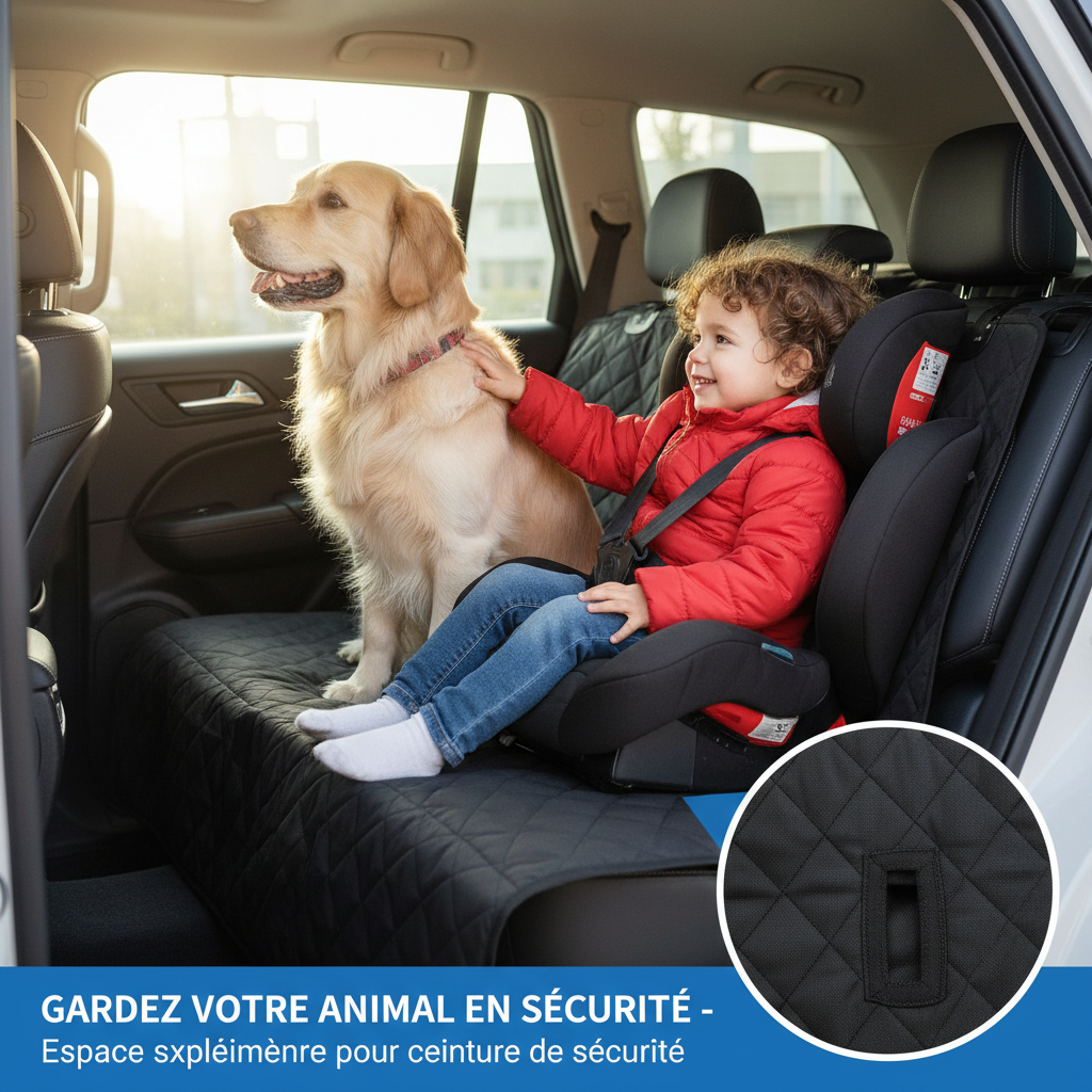 Tapis chien ceinture français